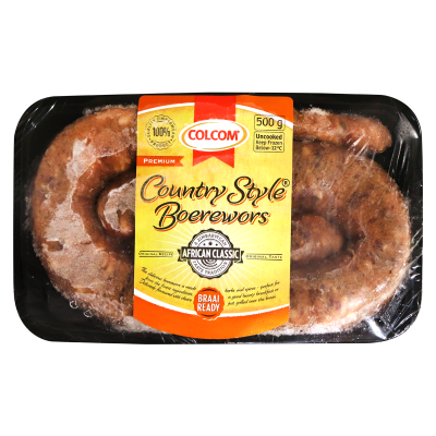 COUNTRY STYLE BOEREWORS 500G