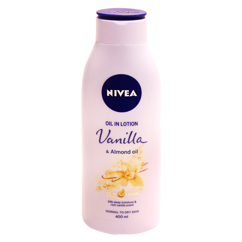 NIVEA VANILLA N ALMOND LOTION 400ML