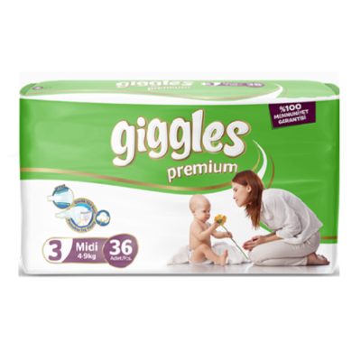 GIGGLES PREMIUM DIAPERS MID 36