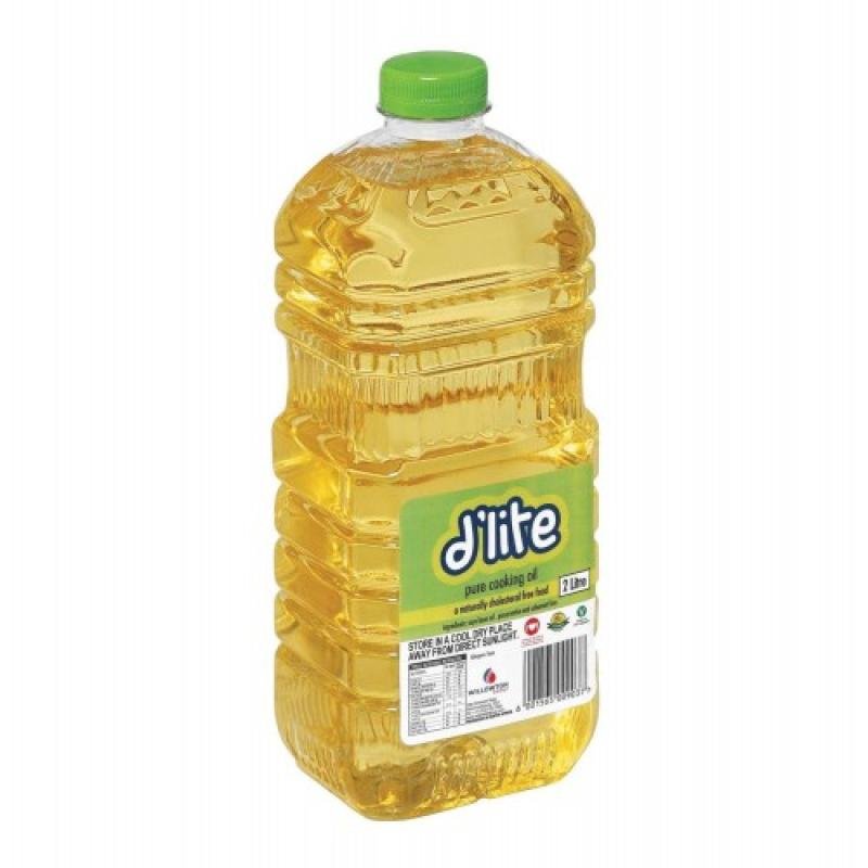 D'LITE PURE COOKING OIL 2LT